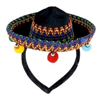 Mini Mexican Sombrero on Headband