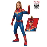 Captain Marvel Classic Girls Costume