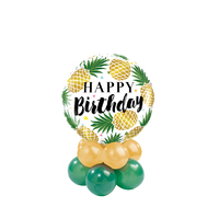 Birthday Golden Pineapple Table Mini