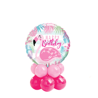 Birthday Pink Flamingo Table Mini