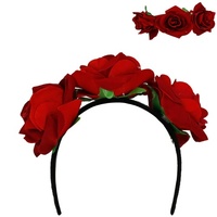Deluxe Day of the Dead Rose Headband