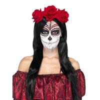 Deluxe Day of the Dead Rose Headband