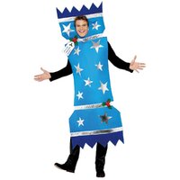 Christmas Cracker Adult Costume - Blue