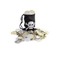 Pirate Treasure Bag with Coins