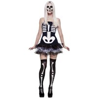 Fever Skeleton Adult Tutu Costume 