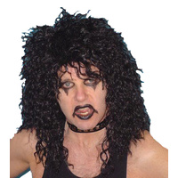 Rock God Wig - Black