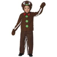 ONLINE ONLY: Gingerbread Man Kid's Costume