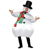 ONLINE ONLY:  Inflatable Snowman Adult Costume