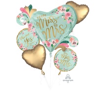 INFLATED Mint to Be Mega Foil Balloon Bouquet