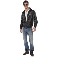 Top Gun Deluxe Brown Bomber Jacket