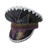 Festival Cap - Rainbow Crystal Butterfly