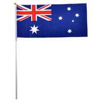 Australian Flag On Stick - 30cm x 15cm