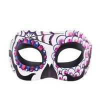 Adella Day of the Dead Masquerade Eye Mask