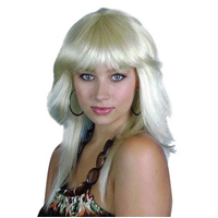 Retro Layered Blonde Wig