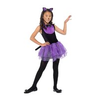 Pretty Purple Cat Tutu Dress Kid's Costume 