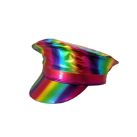 Police Hat - Shiny Rainbow