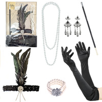 Deluxe 1920s Glamour Flapper Accessories Kit