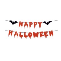 Happy Halloween Blood Drip Banner