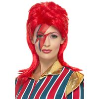Ziggy Space Superstar Red Wig