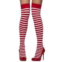 Stockings - Red & White Striped