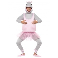 Hippo Ballerina Adult Costume - One Size
