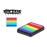 Rainbow Cake Face & Body Paint Palette - Bright Rainbow 50G