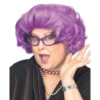 The Dame Purple Wig