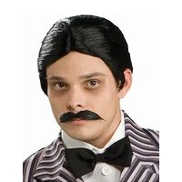 ONLINE ONLY: Gomez Addams Wig & Moustache