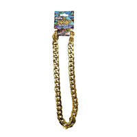 Gold Look Gangster Chain Necklace