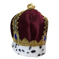 King's Crown - Plush Royal Red