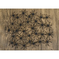 Plastic Spiders - Pack of 30
