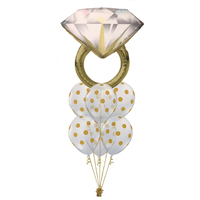Diamond Wedding Ring Luxury Bouquet