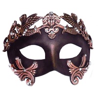 Copper Gold Roman Masquerade Eye Mask