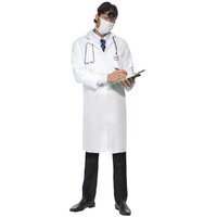 Doctors Lab Coat & Mask Adult Costume 