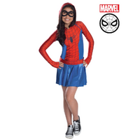 ONLINE ONLY: Spider-Girl Hoodie Kid's Costume 