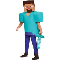 ONLINE ONLY:  Minecraft Steve Deluxe Boys Costume