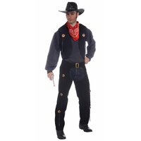 Cowboy Vest & Chaps Set - One Size