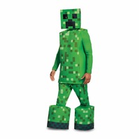 ONLINE ONLY:  Minecraft Creeper Prestige Adult Costume - One Size