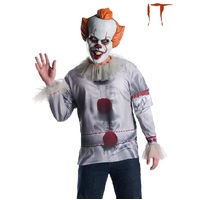 ONLINE ONLY:  Pennywise 'It' Adult Top & Mask