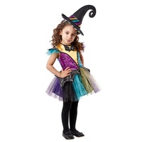 Patchwork Witch Toddler Girl's Costume 