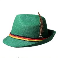 Oktoberfest Forest Green German Hat