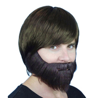 Full Beard & Moustache - Brown