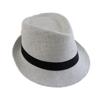 Trilby Hat - White