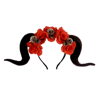 Horned Day of the Dead Headband