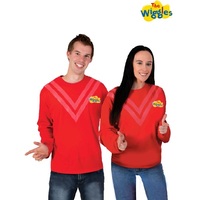 The Wiggles Red Wiggle Adult Costume Top