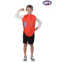 ONLINE ONLY:  AFL Footy Tabbard Kid's Costume - One Size