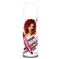 PaintGlow Coloured Hair Spray - Red