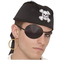 Pirate Eyepatch & Earring Set