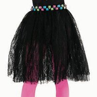 Black Lace Tutu Skirt