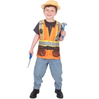 ONLINE ONLY:  Construction Worker Kid's Costume